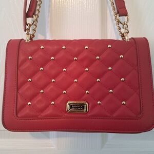 Badgley Mischka With Gold Stud Accent And Chain Crossbody Bag